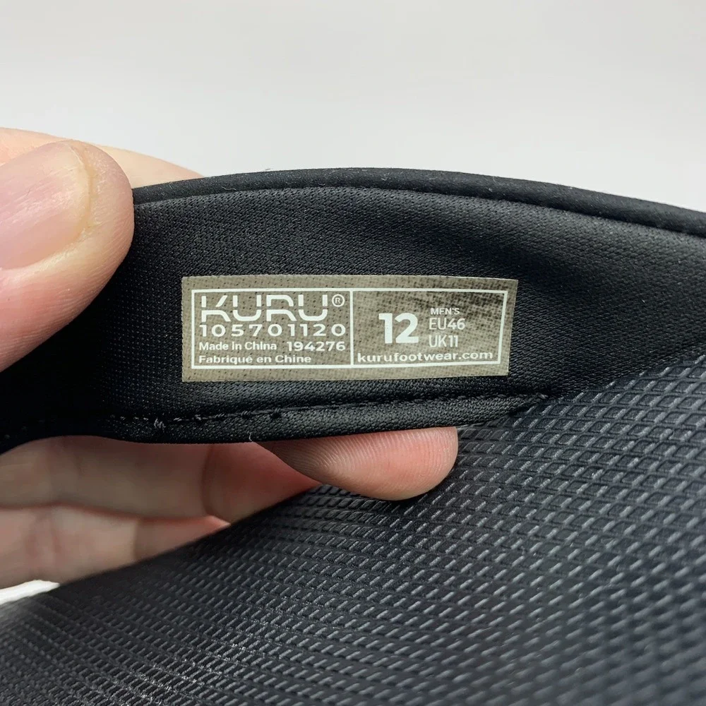 Kuru Kala 2 Mens Size 12 Black Beach Walking Outdoor Flip Flop Thong Sandals